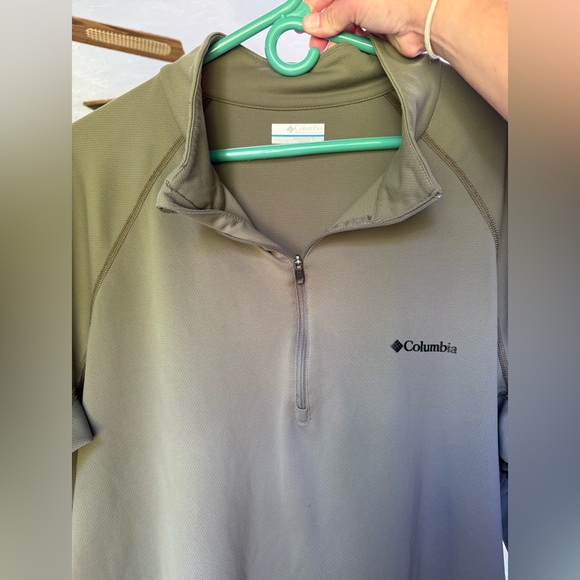 Columbia Olive Green Half-Zip Pullover - Picture 4 of 5